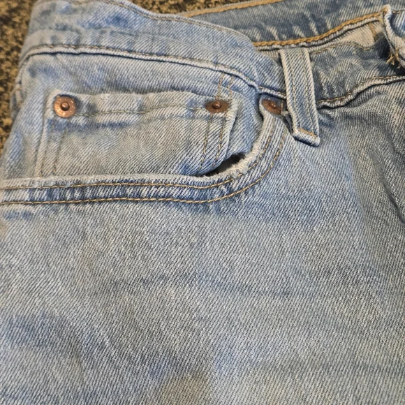 Levi’s 501 Women’s 26x30 Slim Straight Jeans Light Wash Button Fly High Rise EUC - Picture 12 of 16